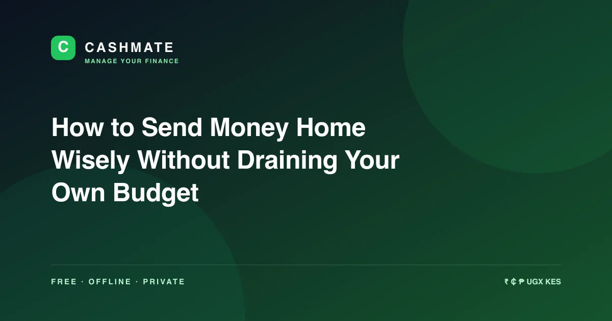 How to Send Money Home Wisely Without Draining Your Own Budget